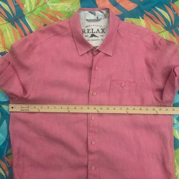 TOMMY BAHAMA SS Island Modern Fit All Linen Shirt - Picture 4 of 6